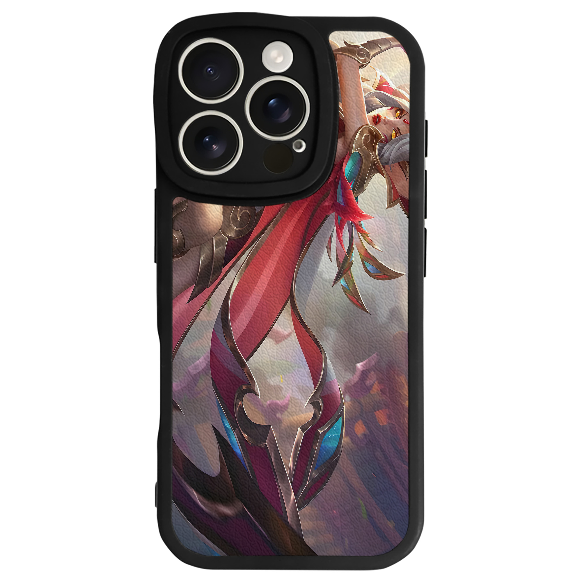 リーグ・オブ・レジェンド League of Legends LOL 【iPhone 16シリーズ対応】シリコンスマホケース（レザー調） 材質：シリコン